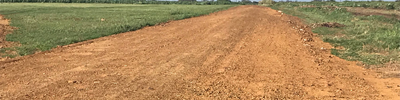 RTK GPS Gravel Road and Runway Construction